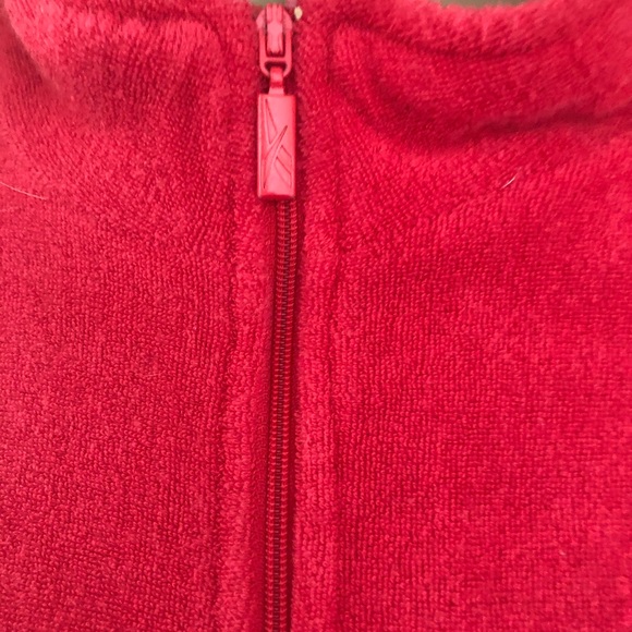 Red Terry Warm Up Suit - Picture 8 of 13